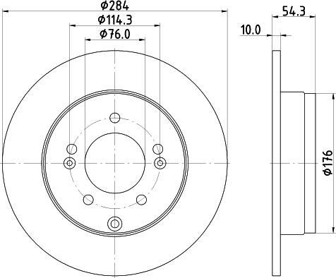 DON PCD14722 - Гальмівний диск avtolavka.club