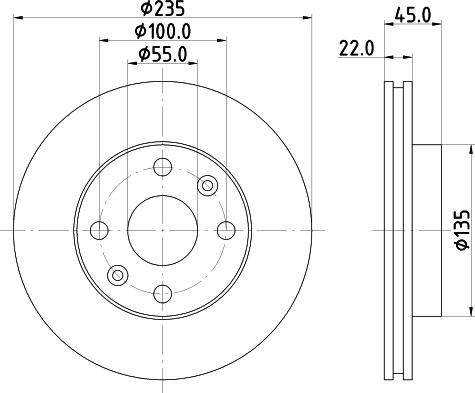 DON PCD15702 - Гальмівний диск avtolavka.club