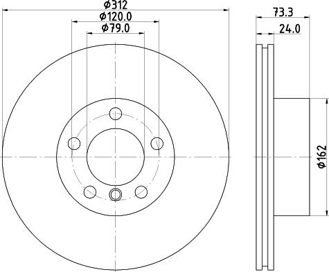 DON PCD16922 - Гальмівний диск avtolavka.club