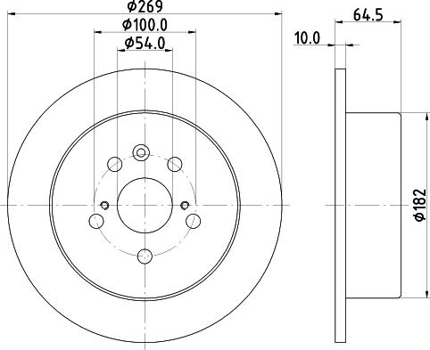 DON PCD16482 - Гальмівний диск avtolavka.club