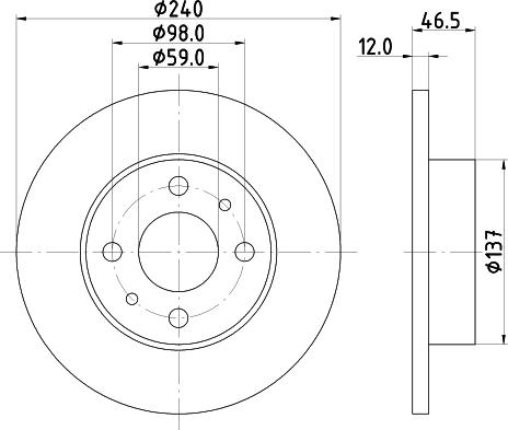 DON PCD16302 - Гальмівний диск avtolavka.club