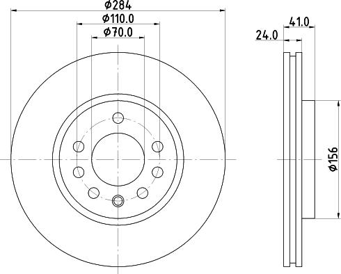 DON PCD16232 - Гальмівний диск avtolavka.club