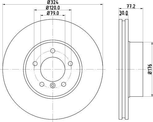 DON PCD10481 - Гальмівний диск avtolavka.club