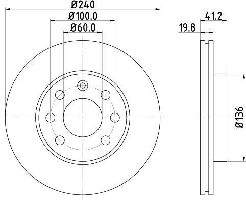 DON PCD10582 - Гальмівний диск avtolavka.club