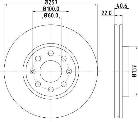 DON PCD10102 - Гальмівний диск avtolavka.club