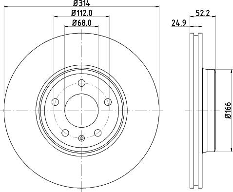 DON PCD10342 - Гальмівний диск avtolavka.club