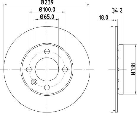 DON PCD10352 - Гальмівний диск avtolavka.club