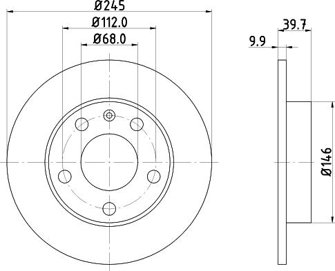 DON PCD10242 - Гальмівний диск avtolavka.club