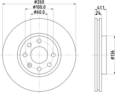 DON PCD10732 - Гальмівний диск avtolavka.club