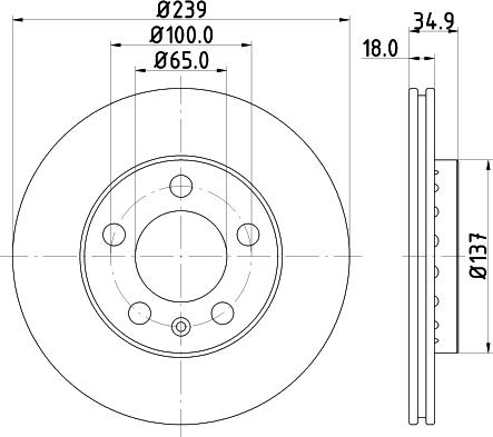 DON PCD11552 - Гальмівний диск avtolavka.club