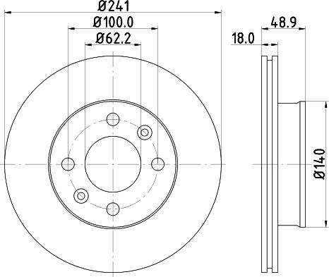 DON PCD11332 - Гальмівний диск avtolavka.club