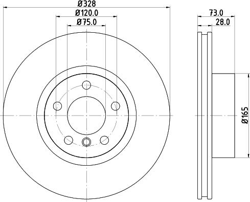 DON PCD11701 - Гальмівний диск avtolavka.club