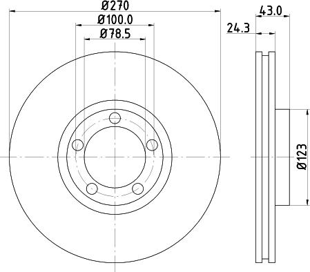 DON PCD18002 - Гальмівний диск avtolavka.club