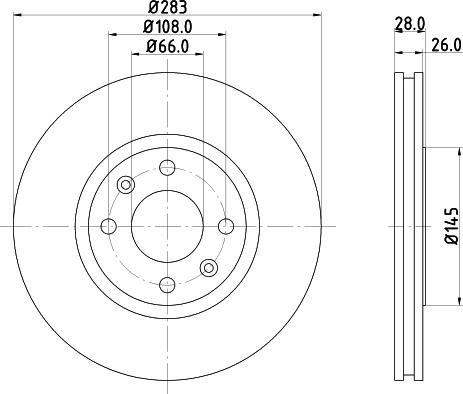 DON PCD13492 - Гальмівний диск avtolavka.club