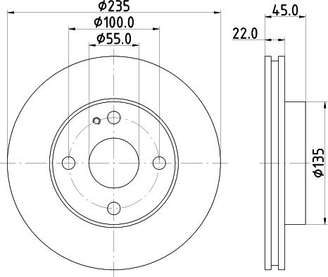 DON PCD13762 - Гальмівний диск avtolavka.club