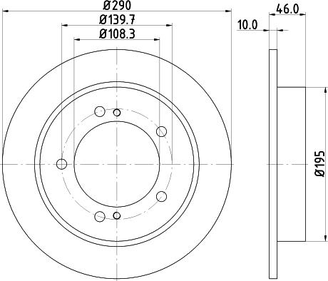 DON PCD12922 - Гальмівний диск avtolavka.club