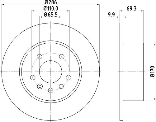 DON PCD12402 - Гальмівний диск avtolavka.club