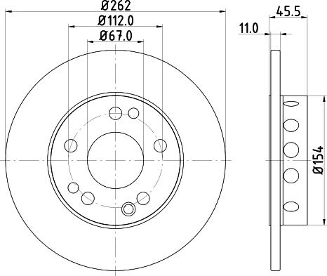 DON PCD12672 - Гальмівний диск avtolavka.club