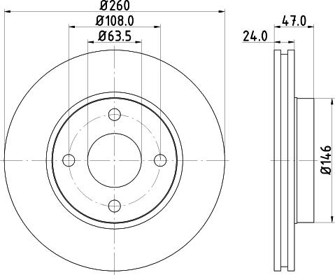 DON PCD12792 - Гальмівний диск avtolavka.club