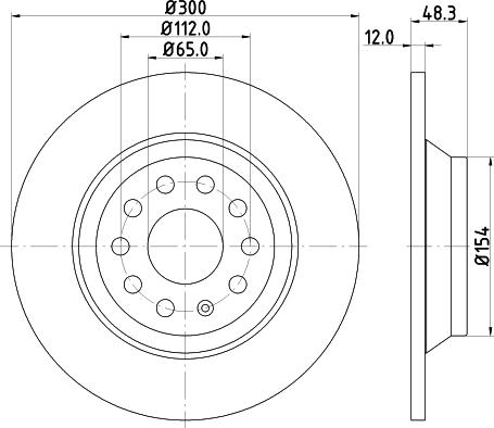 DON PCD12752 - Гальмівний диск avtolavka.club