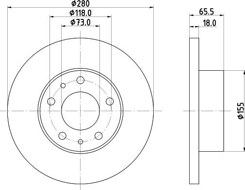 DON PCD17942 - Гальмівний диск avtolavka.club