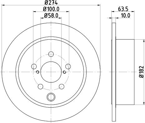 DON PCD21612 - Гальмівний диск avtolavka.club