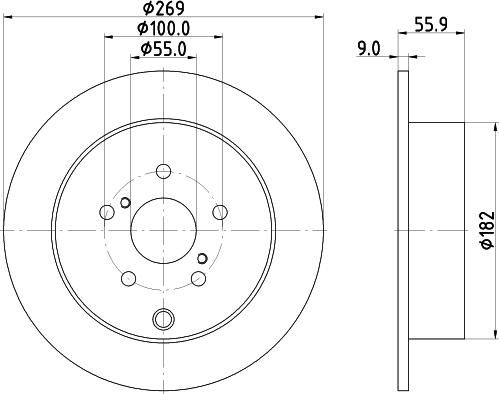 DON PCD21632 - Гальмівний диск avtolavka.club