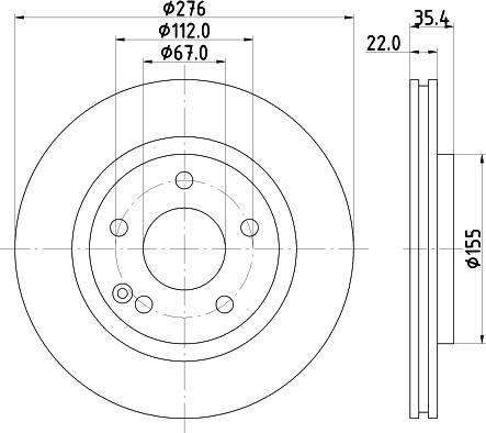 DON PCD21172 - Гальмівний диск avtolavka.club