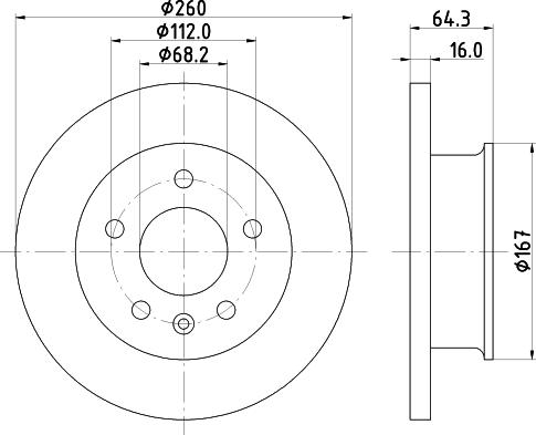 DON PCD21382 - Гальмівний диск avtolavka.club