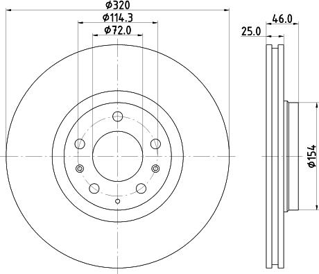 DON PCD21252 - Гальмівний диск avtolavka.club