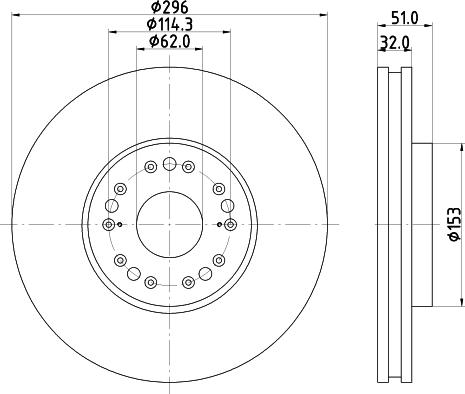 DON PCD22722 - Гальмівний диск avtolavka.club