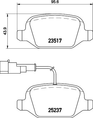 DON PCP1488 - Гальмівні колодки, дискові гальма avtolavka.club