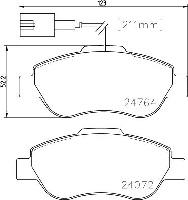 DON PCP1567 - Гальмівні колодки, дискові гальма avtolavka.club