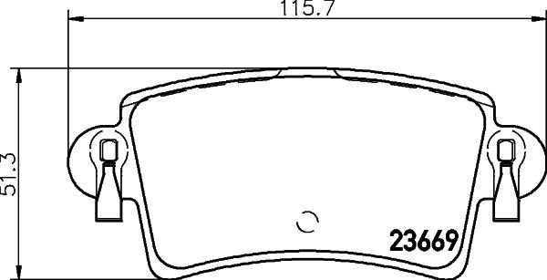 DON PCP1643 - Гальмівні колодки, дискові гальма avtolavka.club