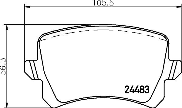 DON PCP1060 - Гальмівні колодки, дискові гальма avtolavka.club