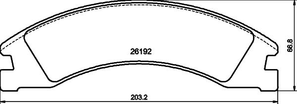 DON PCP1828 - Гальмівні колодки, дискові гальма avtolavka.club