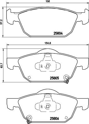 DON PCP1394 - Гальмівні колодки, дискові гальма avtolavka.club