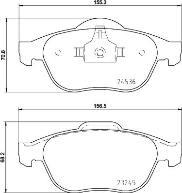 DON PCP1352 - Гальмівні колодки, дискові гальма avtolavka.club