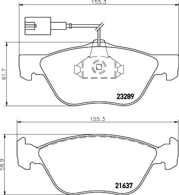 DON PCP1325 - Гальмівні колодки, дискові гальма avtolavka.club