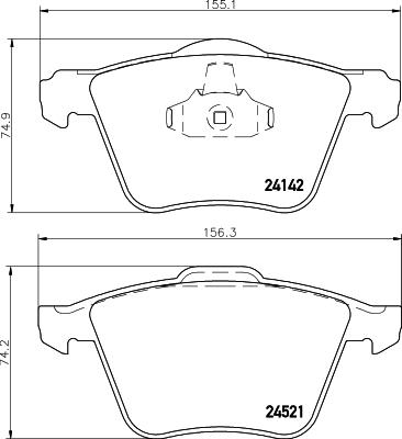 DON PCP1377 - Гальмівні колодки, дискові гальма avtolavka.club