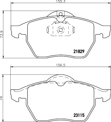 DON PCP1268 - Гальмівні колодки, дискові гальма avtolavka.club