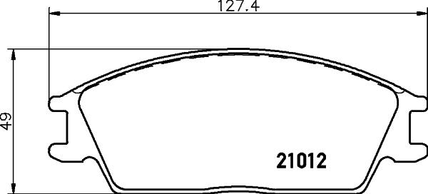 DON PCP1220 - Гальмівні колодки, дискові гальма avtolavka.club