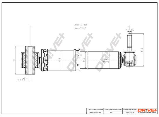 Dr!ve+ DP1610.10.0049 - Амортизатор avtolavka.club