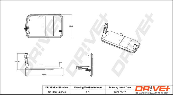 Dr!ve+ DP1110.14.0040 - Гідрофільтри, автоматична коробка передач avtolavka.club