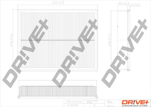 Dr!ve+ DP1110.10.0195 - Повітряний фільтр avtolavka.club