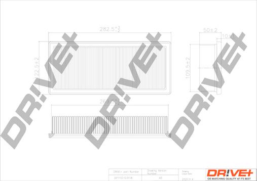 Dr!ve+ DP1110.10.0118 - Повітряний фільтр avtolavka.club