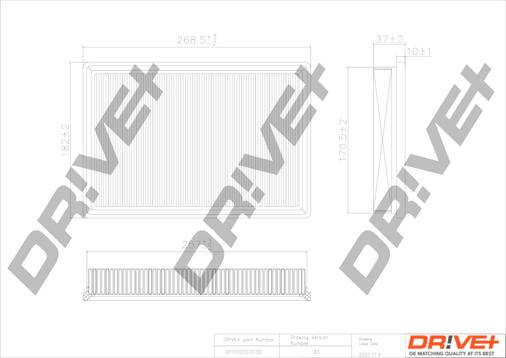 Dr!ve+ DP1110.10.0135 - Повітряний фільтр avtolavka.club