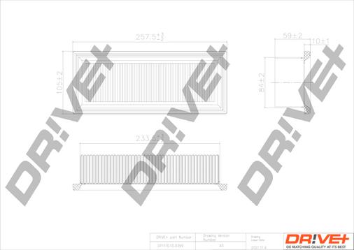 Dr!ve+ DP1110.10.0399 - Повітряний фільтр avtolavka.club