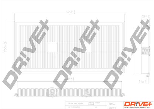 Dr!ve+ DP1110.10.0364 - Повітряний фільтр avtolavka.club