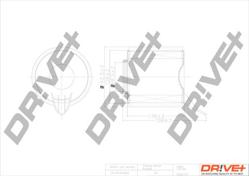 Dr!ve+ DP1110.10.0254 - Повітряний фільтр avtolavka.club